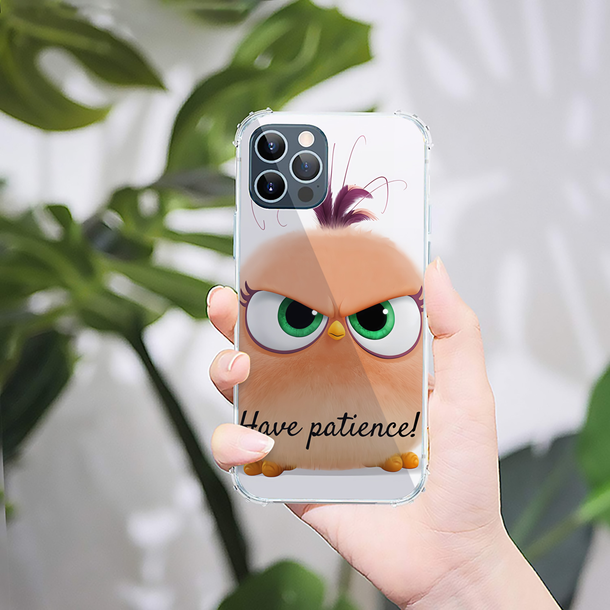 （画像用） Angry Birds アングリーバード 【iPhone 12シリーズ対応】透明スマホケース（クリアソフトケース）